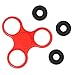 Hand Spinner Toy - Reliatronic Portable Tri-Spinner - Perfect for ADHD, Anxiety and Stress Relief - Suitable for Adults and Kids, Red