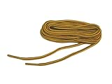 Rugged Wear proBOOT (TM) Gold - Tan Brown Boot Laces Shoelaces - 2 Pair Pack