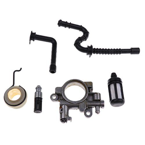 MagiDeal Oil Pump Worm Drive Gear Spring Set For STIHL MS290 390 310 029 039 Silver