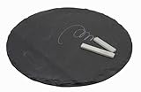 Country Home Circle Slate Cheese Board by Twine