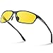 PAERDE Polarized Wayfarer Sunglasses For Men Women Retro UV400 Brand Designer Sun glasses Metal Frame PA07(Night vision-BY)