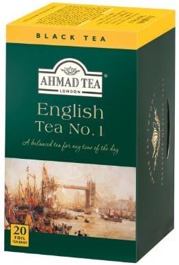 Ahmad Tea English Tea No. 1, 20-Count Boxes (Pack of 6) by Ahmad Tea