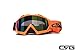 CRG Sports Orange Motocross ATV Dirt Bike Off Road Racing Goggles T815-7-6A Multi-Color Lens Orange Frame