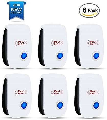Liife Ultrasonic Pest Repeller Plug in Pest Control for Mosquitoes, Mice, Ants, Roaches, Spiders, Bugs, Flies, Insects, Rodents, Safe for Human &amp; Pets（6 Pack）