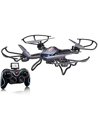 Holy Stone F181 RC Quadcopter Drone with HD Camera RTF 4 Channel 2.4GHz 6-Gyro Headless System Black (Upgraded with Altitude Hold Function)