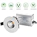 OBSESS 3 Inch LED Recessed Ceiling Light with Junction Box Dimmable LED Downlight Shower Lights Gimbal Trim 4000K Neutral White 8W 600LM Brightness IP65 Waterproof
