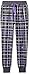 Glitch Plaid Lounge Jogger (Large, Purple)