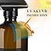 Glass Spray Bottle, Amber Glass Spray Bottles Set Roller Bottles for Essential Oils, Cleaning Products or Aromatherapy (16OZ x2, 8OZ x1, 4OZ x1, 2OZ x2 Dropper Bottle, 10ML x4 roller bottles)