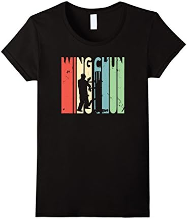Womens Wing Chun Vintage T Shirt Small Black