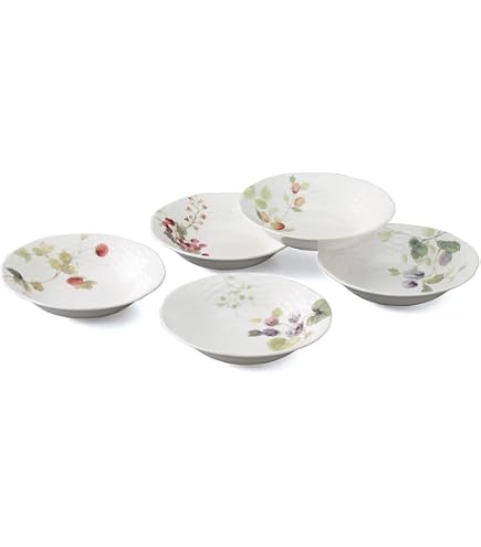 Amazon.com: Narumi 96010-23303P Lucy Garden Bowl and Plate Set