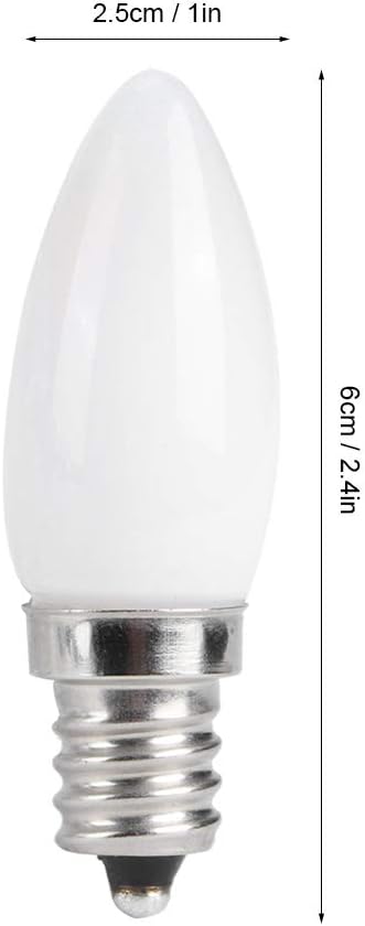 Duokon 10Pcs Mini E12 LED Candelabra Light Bulbs 1.5W AC 230V Candle Bulb LED Candle Light Bulb for Home Car Cabinet Hotel Lighting - Image 4
