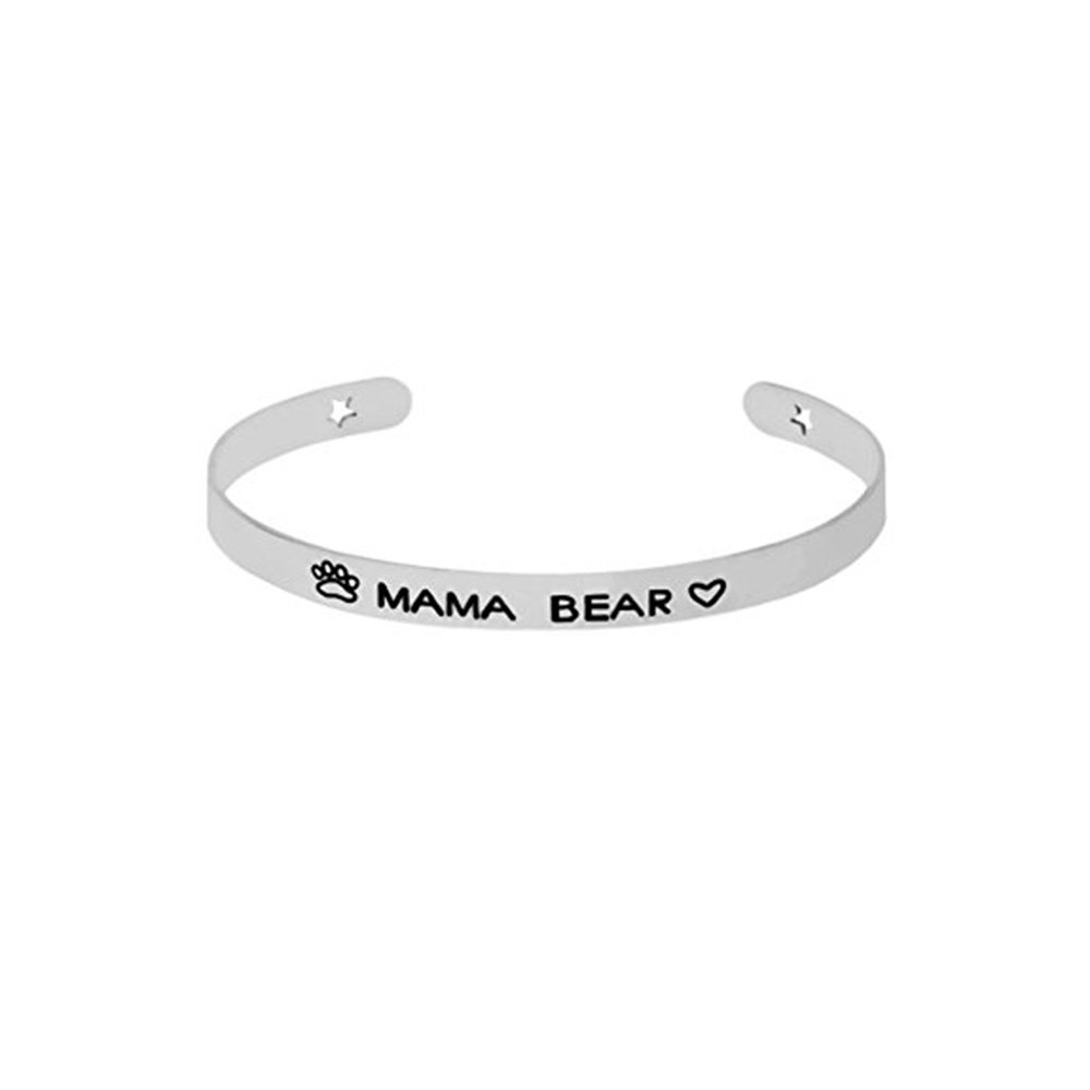 Dwcly Mama Bear Inspirational Engraved 