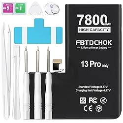 FBTDCHOK 7800mAh Upgraded Replacement Battery