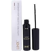 LINX Lash Cluster Glue | DIY False Eyelash Cluster Adhesive Latex-Free Mirco Mascara Wand (Black)