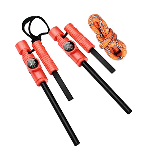 AOFAR Fire Starter AF381 Plus Fire Steel 5in1 for Camping, Hiking