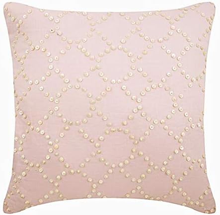 Amazon Com The Homecentric Designer Pink Shams Mother Of Pearl