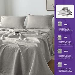 Simple&Opulence 100% Belgian Linen Sheet Set