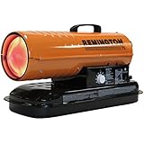 REMINGTON REM-75T-KFA-O Kerosene/Diesel Forced Air Heater with Thermostat, 75,000 Btu