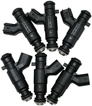 New 6 Pcs OEM 0280156131 Fuel Injectors For Bosch 04-08 Cadillac Buick 3.6L V6