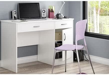 Amazon.com: South Shore Smart Basics Work Desk, Multiple ...