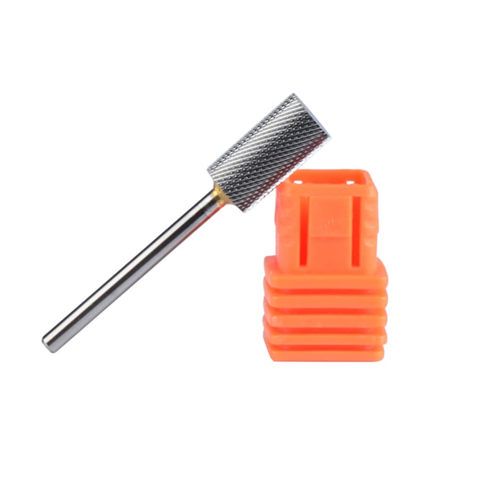 Nail Polishing Head, Professional Tungsten Steel Nail Drill Bits with 2.35mm Diameter Shank for Manicures and Nail Gel Removal