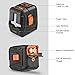 Laser Level, SC-L07 3 Mode Laser Level 50 Ft Self-Leveling Horizontal/Vertical Line and Cross-Line with Dual Laser Sources, Pulse Mode, Magnetic Pivoting Base, Carrying Pouch, Battery Included
