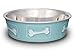 Loving Pets Coastal Bella Bowl for Dogs, Medium, Blue