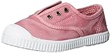 Cienta Kids Canvas Slip On Sneakers For Girls and Boys - Pink, 32 EU (1.5 M US Little Kid)