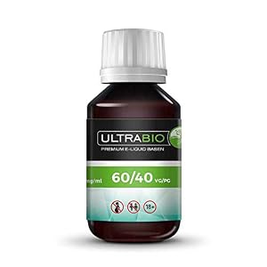 Ultrabio® Deutsche Basen 250ml 60/40 (60% VG / 40% PG) e liquid Base ohne Nikotin