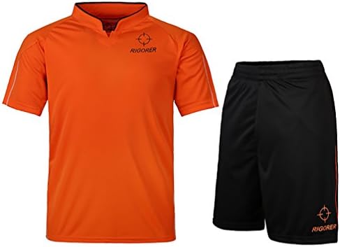 RIGORER Short-Sleeve Soccer Uniforms Jersey and Shorts Set