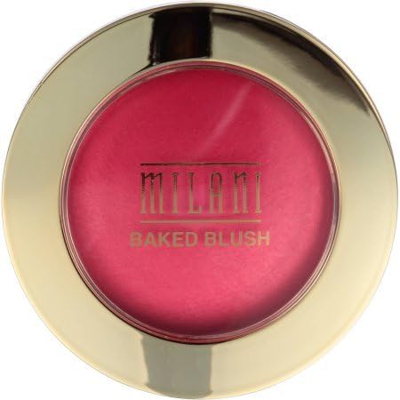 Milan Milani Baked Powder Blush Brush, 11 Bella Rosa 0.12 OZ
