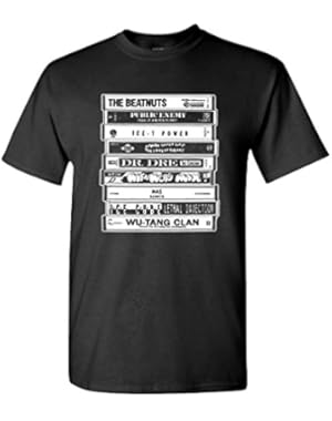 Hip HOP Artists Cassettes Old School Rap - Mens Cotton T-Shirt