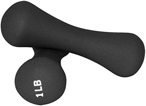 2-Pack Fitness Set - 2lb Dumbbells, Weighted Jump Rope - Black