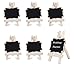 Megrocle 6 Pack Mini Framed Chalkboard Place Cards with Easel for Weddings and Parties, Graduation Party Supplies, Message Board Signs