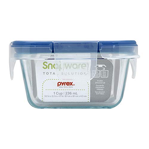 Snapware Total Solution 4Pc Glass Food Storage Containers Set with