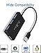 USB 3.0 Hub, JoyReken Ultra Slim 4-Port USB 3.0 Data Hub Portable Super Speed for MacBook, Mac Pro/Mini, iMac, XPS, Surface Pro, Notebook, PC, USB Flash Drives, Mobile HDD, and More[Upgraded]
