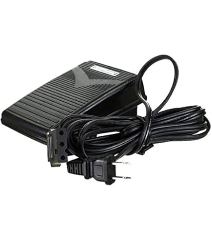 CKPSMS Merk-voetpedaal #033770217 220V Compatibel met/vervanging voor Janome merk 104D,644D,734D,744D,900CPX,1000CPX Cover Pro Pfaff merk 1020,1030,1040, 1122,1132,1142 Hobby,4752 Hobbylock
