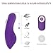 Wearable Vibrator with Wireless Remote Control for Clitoris Stimulation, Adorime Strong Vibration Portable G-Spot Stimulating Vagina Massager with Waterproof & Soft Silicone, Adult Toys for Couple Fun