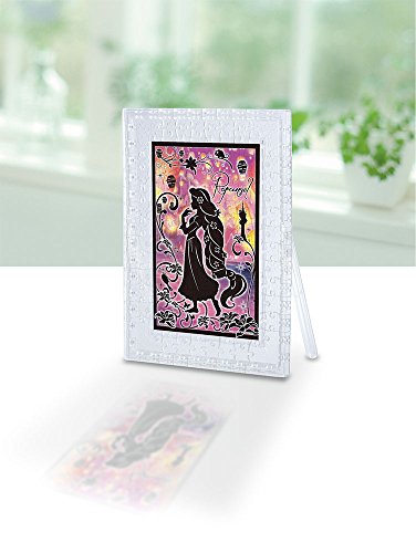 132 piece jigsaw clear stand puzzle Tangled Silhouette Rapunzel