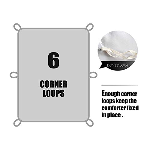 INGALIK Bedding 3 Piece Duvet Cover Set Full Size with Zipper Closure Ultra Soft Breathable 100% Washed Microfiber Hotel Luxury Solid Color Collection 3pc (1 Duvet Cover + 2 Pillow Shams) White