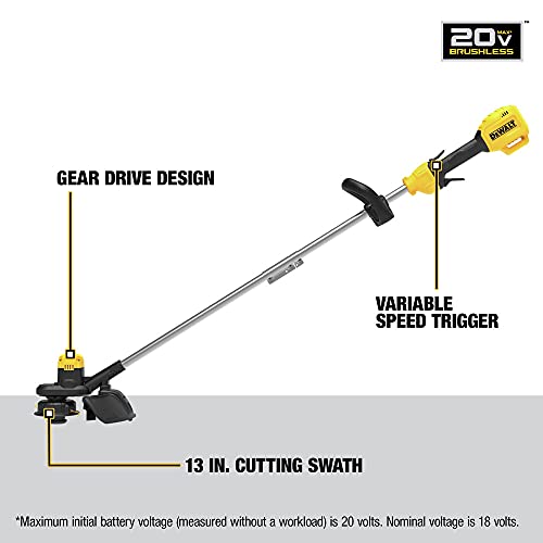 DEWALT DCST925B String Trimmer, Yellow/Black Pricepulse