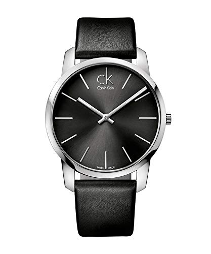 Calvin Klein Men's Analogue Quartz Watch with Leather Strap - K2G21107