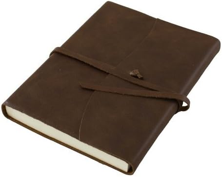 Amalfi Chocolate Brown Luxury Handmade Italian Leather Journal - 13 x 17 cm