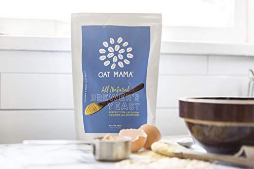 Brewers Yeast Powder for Lactation - Oat Mama Brewer's Yeast for Breastfeeding Mothers - Supports a Healthy Milk Supply - Gluten-free, 100% All-Natural, Debittered, Perfect for Baking - Thumbnail 3