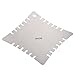 ammoon 4pcs Stainless Steel Guitar Notched Radius Gauge Fingerboard Fretboard Measuring Tool Set