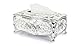 European Acrylic Napkin Dispenser Creative Acrylic Tissue Box (Silver)