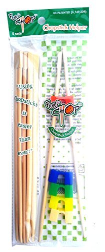 1 X Chopstick Helpers - Set of 5 Connected Chopsticks