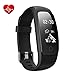TINGAU Smart Bracelet, Fitness Activity Tracker Waterproof OLED Screen Bluetooth Pedometer Smartwatch Wireless Wristband with Weather Forecast / 14 Training Modes for Android and iOS Smart Phones