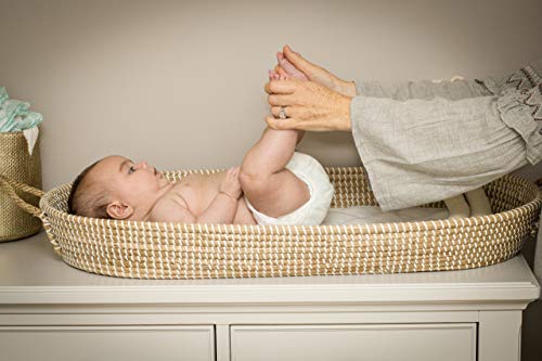 wicker baby changing basket