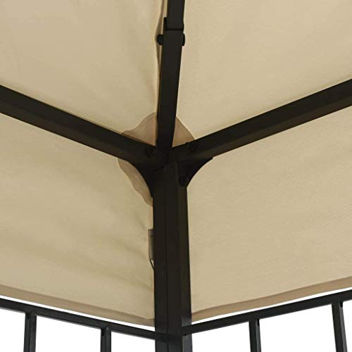 DNNAL Pavillon im Freien, 3X3 M wasserdichtes Garten-Party-Zelt Sonnenschutz für Outdoor-Hochzeit BBQs – Bild 4